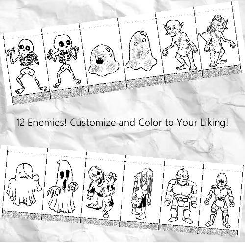 Print & Play - RPG Basic Baddies